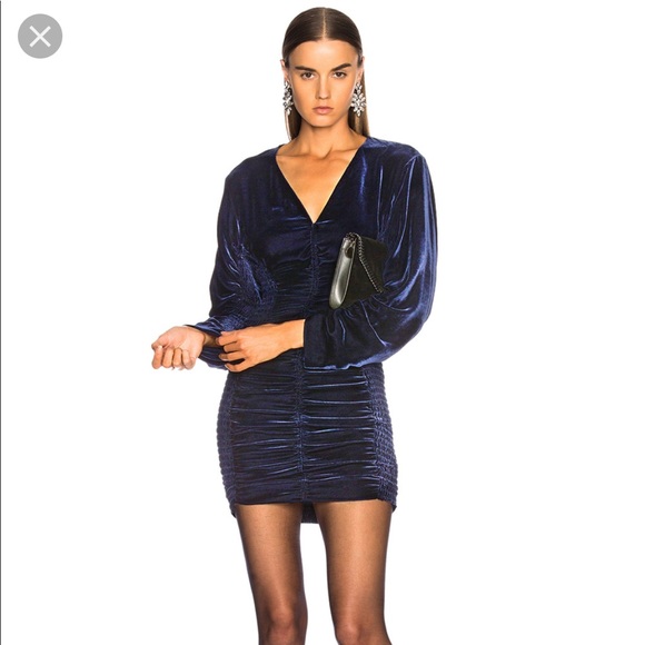 stella mccartney velvet dress